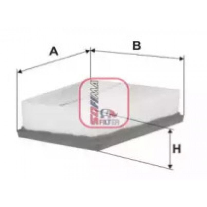 S 3687 A SOFIMA Фільтр повітря